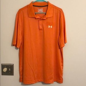 Under Armour orange polo